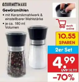 Netto Marken-Discount DE Gourmetman gewürzmühlen aanbieding