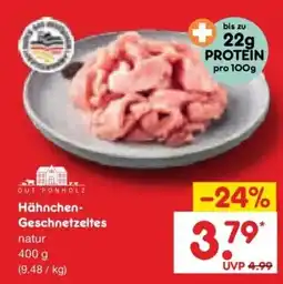 Netto Marken-Discount DE Gut Ponholz Hähnchen-Geschnetzeltes aanbieding