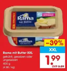Netto Marken-Discount DE Rama mit Butter XXL aanbieding