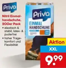 Netto Marken-Discount DE Priva nitril eenmal-handschuhe aanbieding
