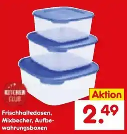 Netto Marken-Discount DE Kitchen Club Frischhaltedosen, Mixbecher, Aufbewahrungsboxen aanbieding
