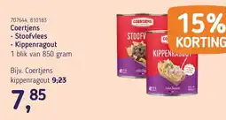 Van Hoeckel Coertjens Stoofvlees Kippenragout aanbieding