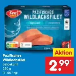 Netto Marken-Discount DE Seafood Pazifisches Wildlachsfilet aanbieding