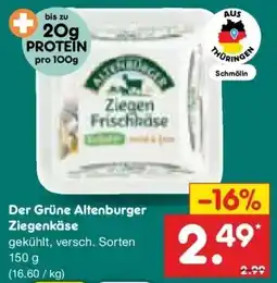 Netto Marken-Discount DE Der Grüne Altenburger Ziegenkäse aanbieding