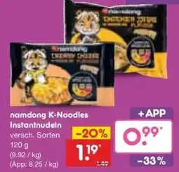 Netto Marken-Discount DE namdong K-Noodles Instantnudeln aanbieding