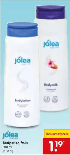 Netto Marken-Discount DE jólea Bodylotion-/milk aanbieding