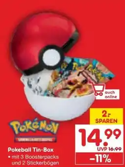 Netto Marken-Discount DE Pokemon Pokeball Tin-Box aanbieding
