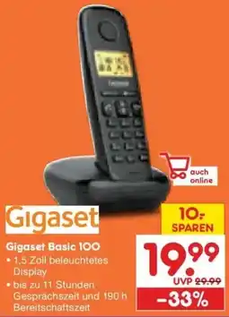 Netto Marken-Discount DE Gigaset Basic 100 aanbieding