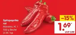 Netto Marken-Discount DE Spitzpaprika rot aanbieding
