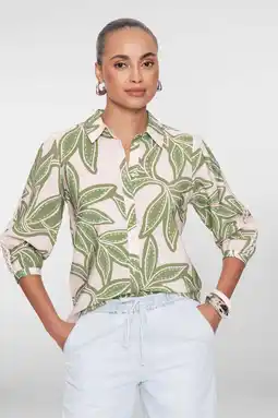 Wehkamp Geisha blouse groen aanbieding