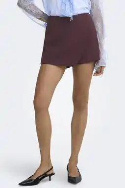 Wehkamp ONLY skort - donkerrood aanbieding