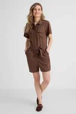 Wehkamp Anytime playsuit bruin aanbieding
