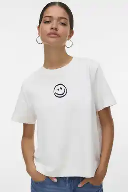 Wehkamp VERO MODA T-shirt wit aanbieding