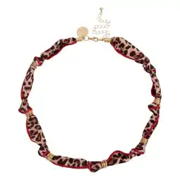 Wehkamp Life of Bulu ketting Riva met panterprint bruin aanbieding