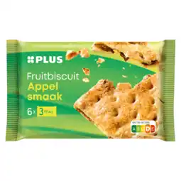 PLUS PLUS Fruitbiscuit Appel aanbieding