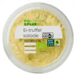PLUS Biologisch PLUS Ei-truffelsalade aanbieding