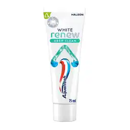PLUS Aquafresh Tandpasta White Renew Deep Clean aanbieding
