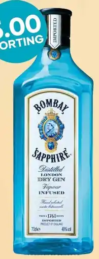 Mitra Bombay Sapphire | 70 CL aanbieding
