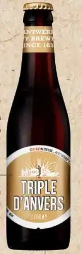 Mitra De Koninck Triple d’Anvers | 33 CL aanbieding