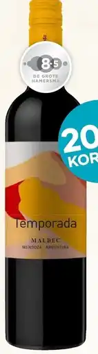 Mitra Temporada Malbec | 75 CL aanbieding