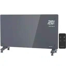 ANWB Auronic Paneelverwarming 2500W Glazen kachel Grijs aanbieding