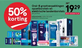 Etos Oral-B grootverpakkingen opzetborstels en elektrische tandenborstels aanbieding