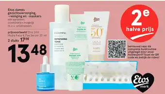 Etos Etos dames gezichtsverzorging, -reiniging en -maskers aanbieding