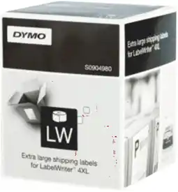 Coolblue DYMO LabelWriter Extra Grote Etiketten 104 x 159 mm 220 stuks aanbieding