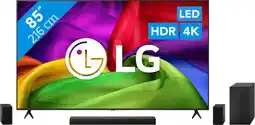Coolblue LG Led 85 NU800 (2026) + LG DS60TR aanbieding