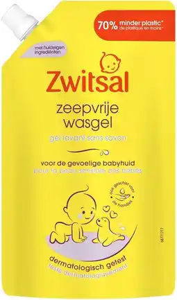 De Online Drogist Zwitsal Zeepvrije Wasgel Navul aanbieding