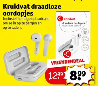 Kruidvat Kruidvat draadloze oordopjes aanbieding