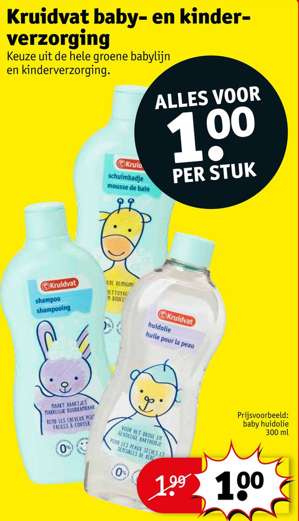 Kruidvat baby en kinder aanbieding bij Kruidvat