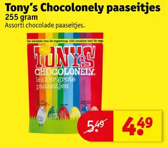 Kruidvat Tony's Chocolonely paaseitjes aanbieding