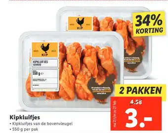 Lidl Kipkluifjes aanbieding