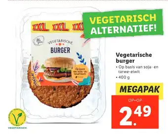 Lidl Vegetarische burger aanbieding