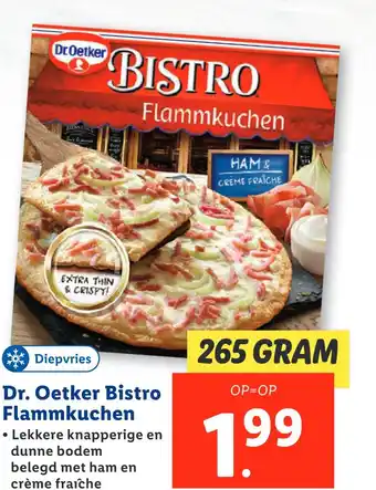 Lidl Dr. Oetker Bistro Flammkuchen aanbieding