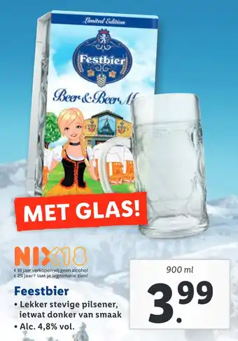 Lidl Feestbier aanbieding