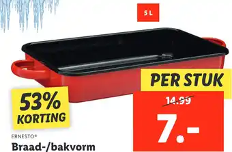 Lidl ERNESTO Braad-/bakvorm aanbieding