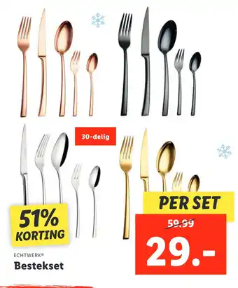 Lidl ECHTWERK® Bestekset aanbieding