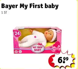 Kruidvat Bayer my first baby aanbieding
