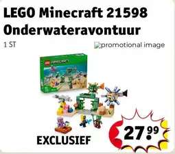 Kruidvat LEGO Minecraft 21598 Onderwateravontuur aanbieding