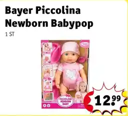 Kruidvat Bayer Piccolina Newborn Babypop aanbieding