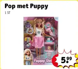 Kruidvat Pop met Puppy aanbieding