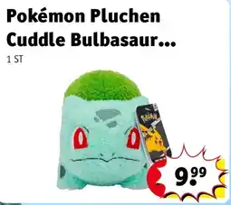Kruidvat Pokémon pluchen cuddle bulbasaur knuffel aanbieding