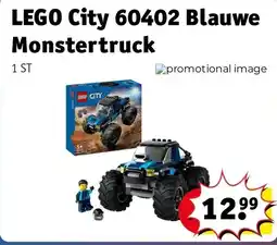 Kruidvat LEGO City 60402 Blauwe Monstertruck aanbieding
