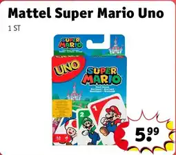 Kruidvat Mattel Super Mario Uno aanbieding