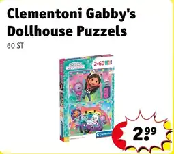 Kruidvat Clementoni Gabby's Dollhouse Puzzels aanbieding
