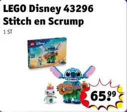 Kruidvat LEGO Disney 43296 Stitch en Scrump aanbieding