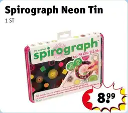Kruidvat Spirograph Neon Tin aanbieding