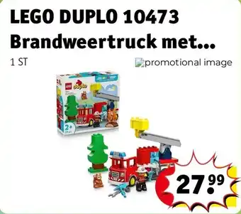 Kruidvat LEGO DUPLO 10473 Brandweertruck met aanbieding